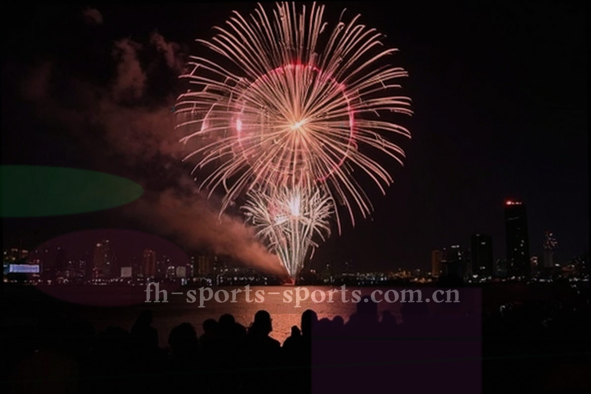 合肥城区夜间天际线剪影，楼宇灯光排成冷青色点阵